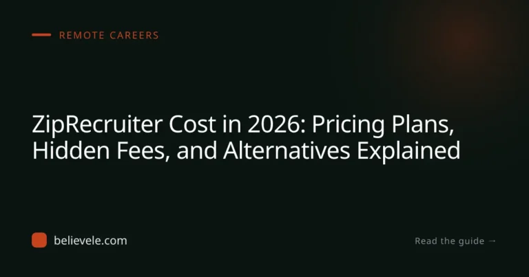 ZipRecruiter Cost in 2026: Pricing Plans, Hidden Fees, and Alternatives Explained