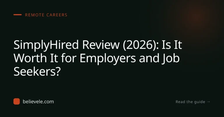 SimplyHired Review (2026): Is It Legit & Worth It?